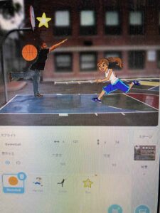 スクラッチのバスケゲーム