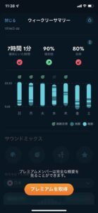 睡眠記録