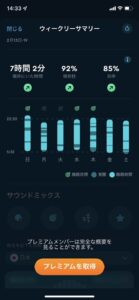 睡眠ログ